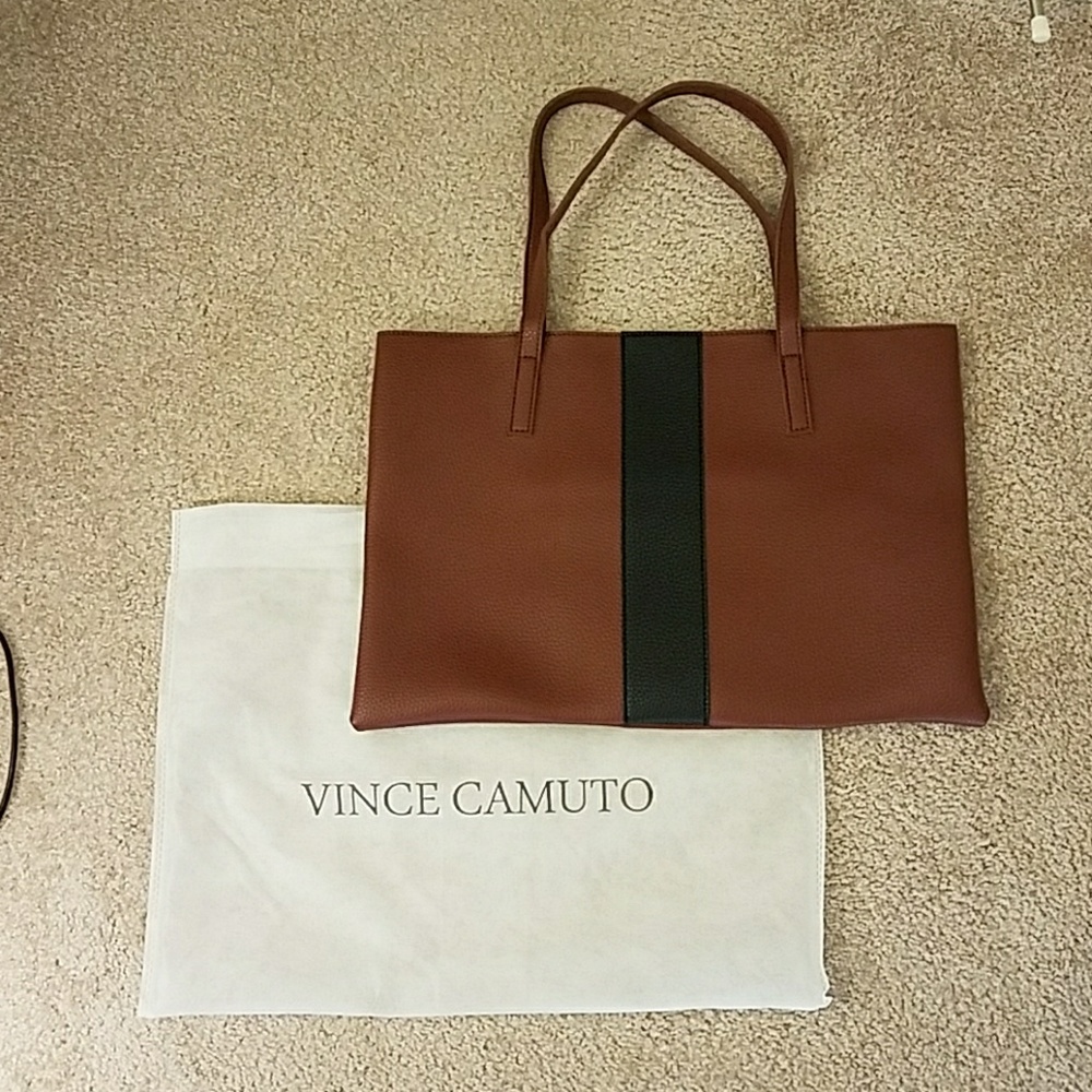 Vince Camuto camel shoulder bag